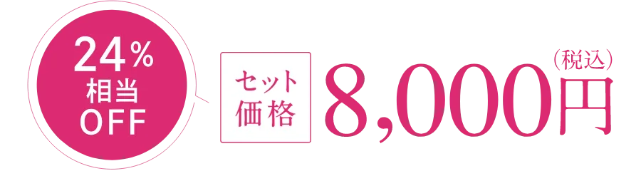 セット価格8,000円